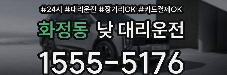 화정동 낮 대리운전