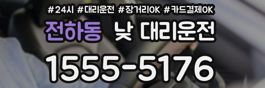 전하동 낮 대리운전