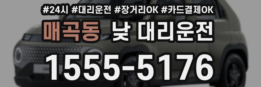 매곡동 낮 대리운전