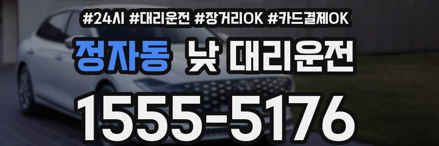정자동 낮 대리운전