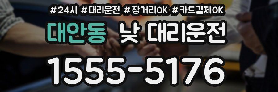 대안동 낮 대리운전