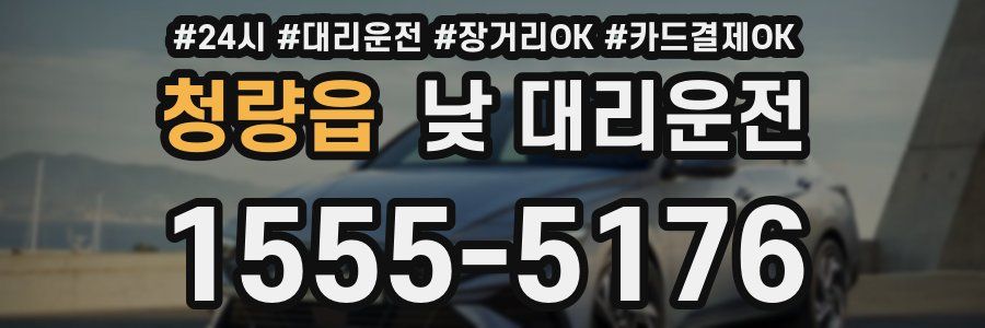 청량읍 낮 대리운전