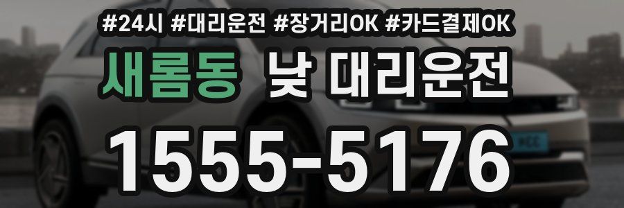 새롬동 낮 대리운전