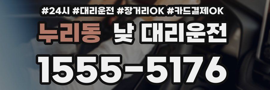 누리동 낮 대리운전