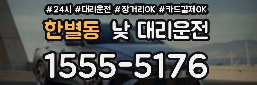 한별동 낮 대리운전
