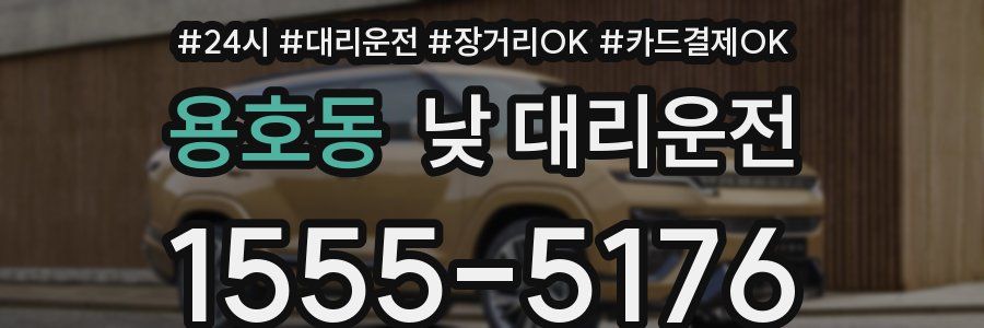 용호동 낮 대리운전