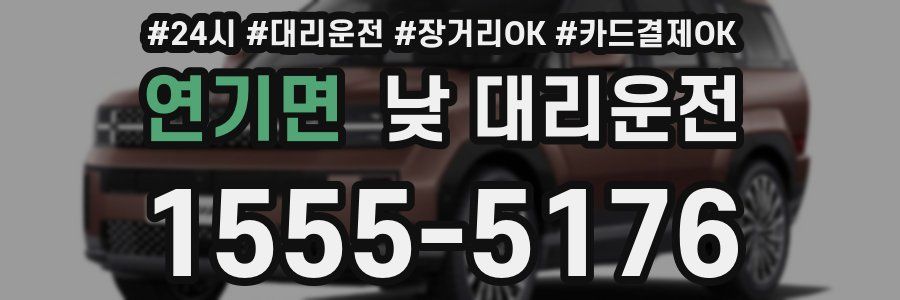 연기면 낮 대리운전