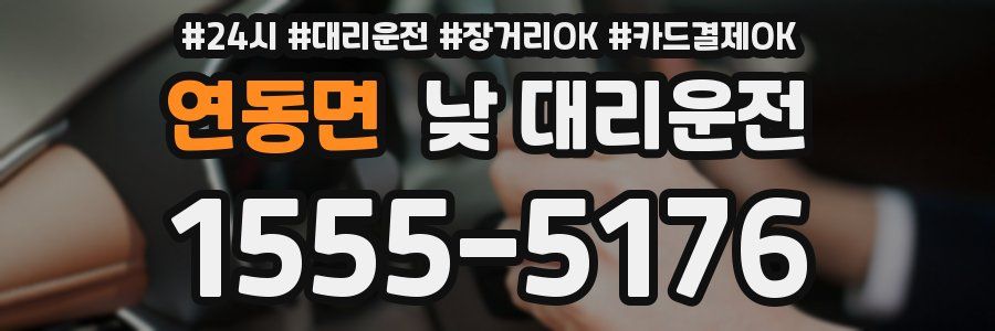 연동면 낮 대리운전