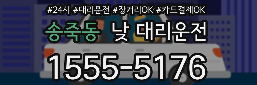송죽동 낮 대리운전