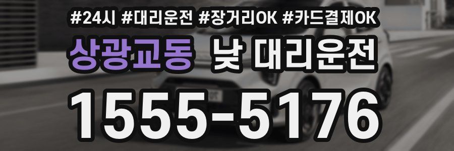상광교동 낮 대리운전