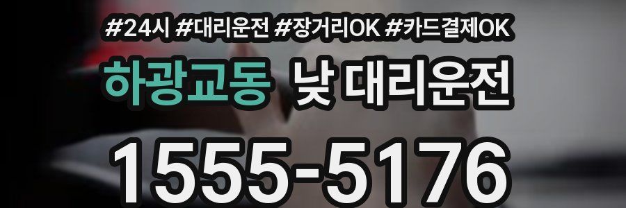 하광교동 낮 대리운전