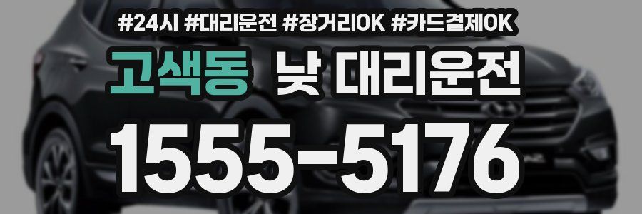 고색동 낮 대리운전