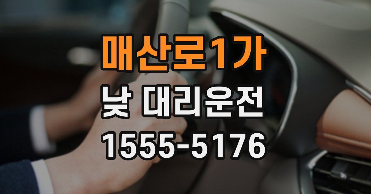 매산로1가 낮 대리운전