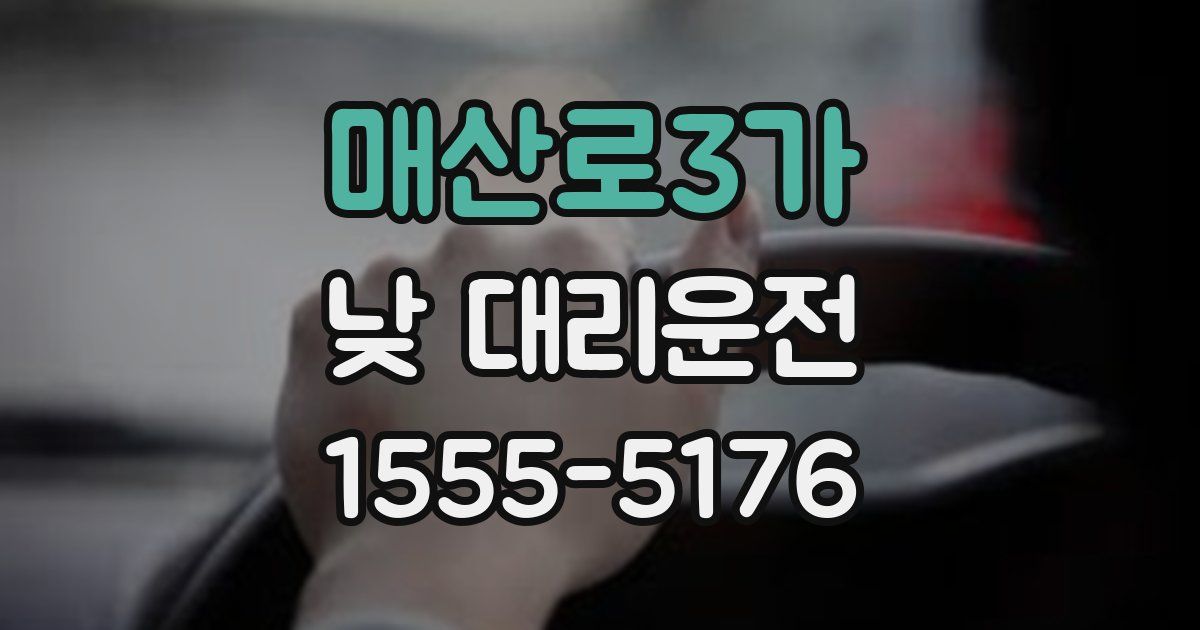 매산로3가 낮 대리운전