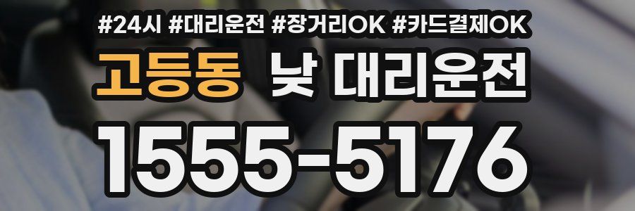 고등동 낮 대리운전