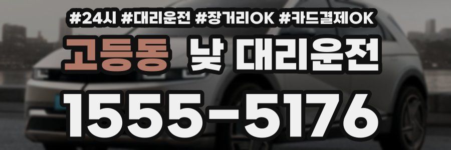 고등동 낮 대리운전