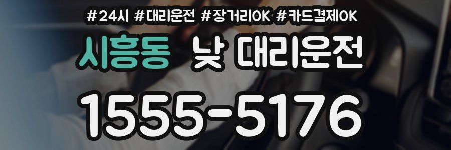 시흥동 낮 대리운전