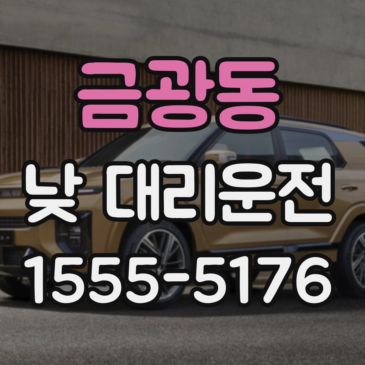 금광동 낮 대리운전