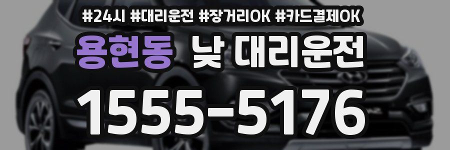 용현동 낮 대리운전