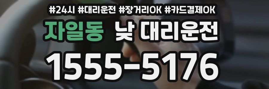 자일동 낮 대리운전