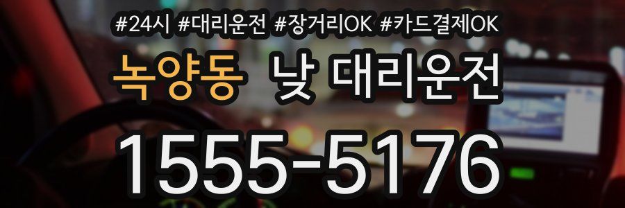 녹양동 낮 대리운전