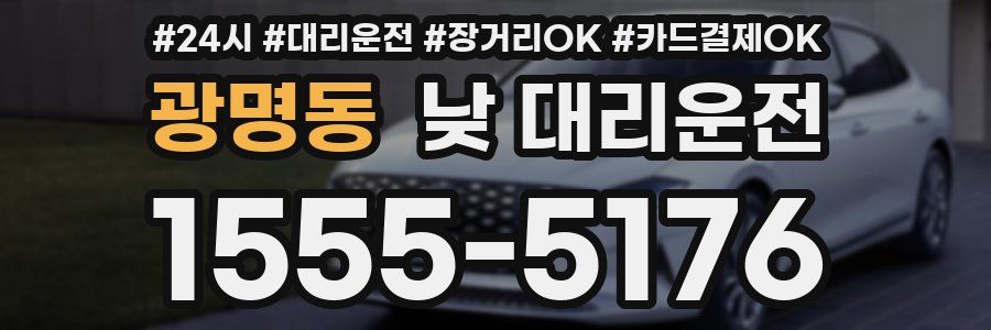 광명동 낮 대리운전