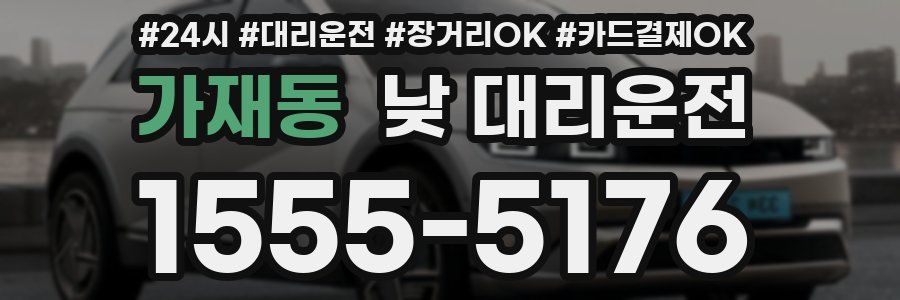 가재동 낮 대리운전