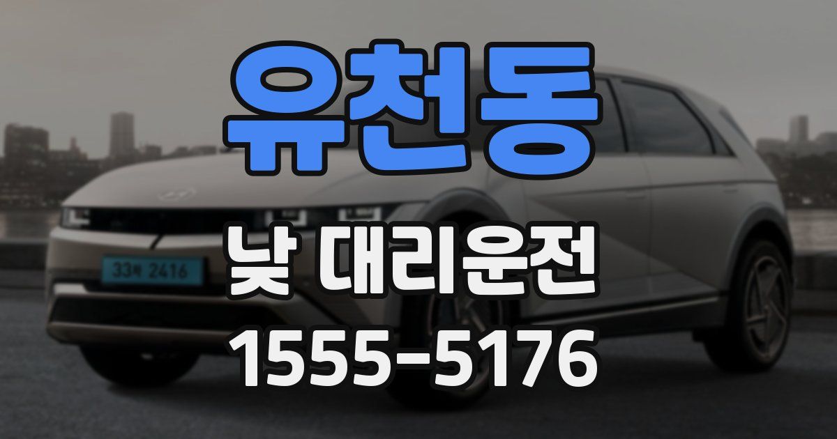 유천동 낮 대리운전