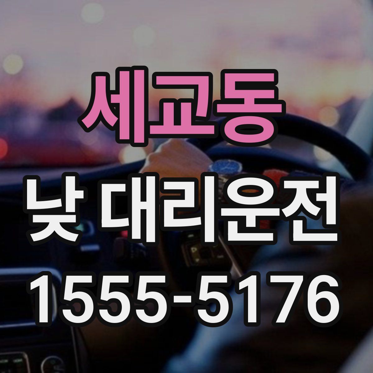 세교동 낮 대리운전
