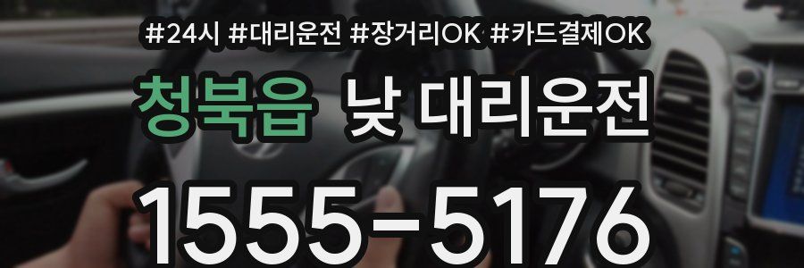 청북읍 낮 대리운전