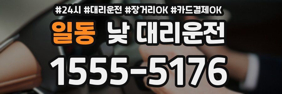 일동 낮 대리운전