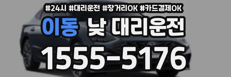 이동 낮 대리운전