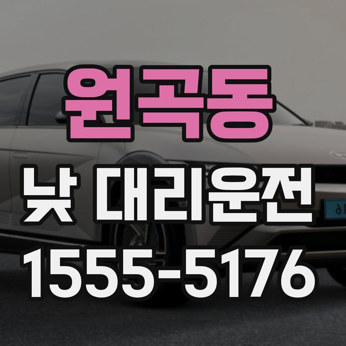 원곡동 낮 대리운전