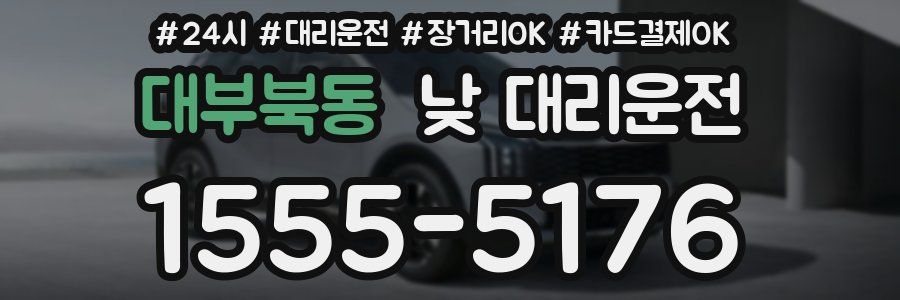 대부북동 낮 대리운전