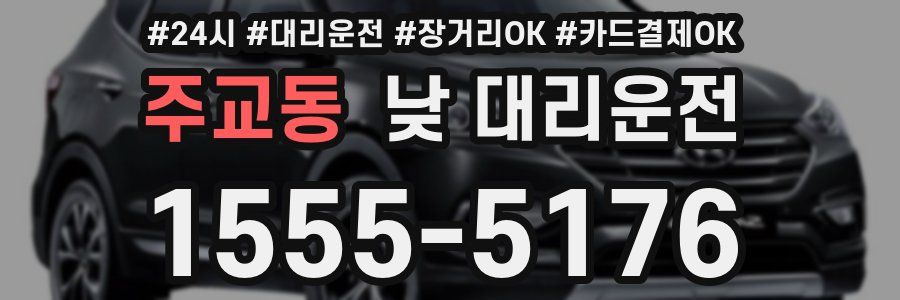 주교동 낮 대리운전