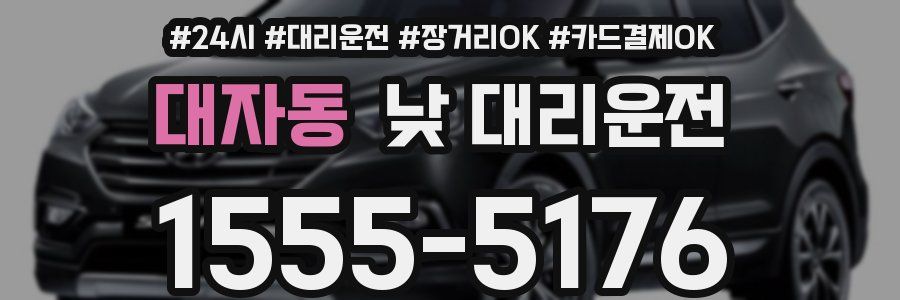 대자동 낮 대리운전
