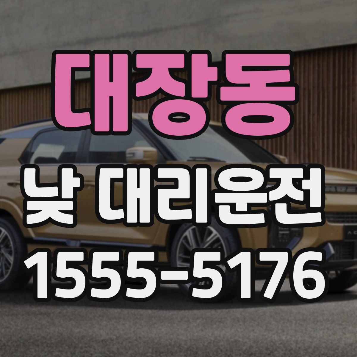 대장동 낮 대리운전