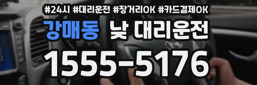강매동 낮 대리운전