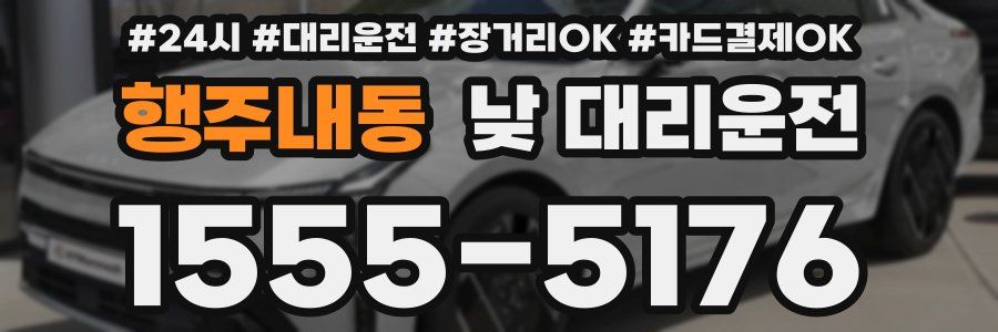 행주내동 낮 대리운전