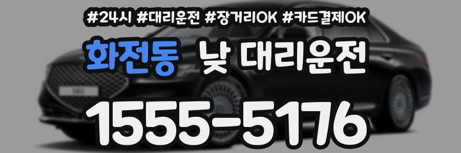 화전동 낮 대리운전