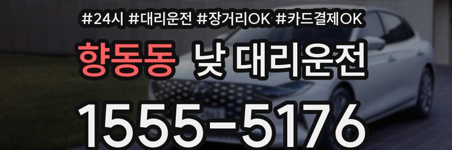 향동동 낮 대리운전