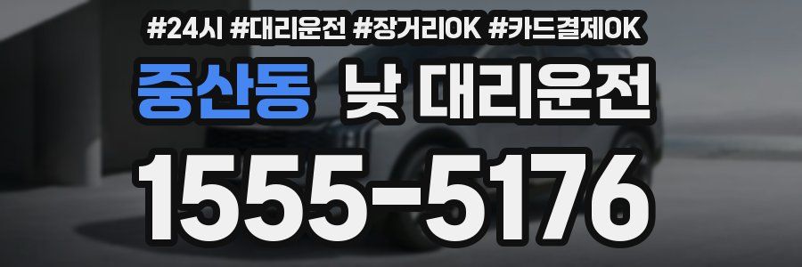 중산동 낮 대리운전
