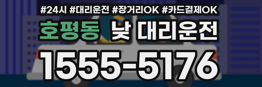 호평동 낮 대리운전