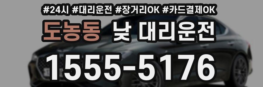 도농동 낮 대리운전