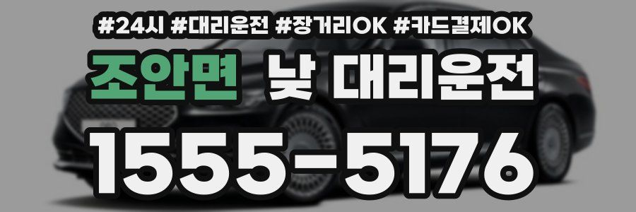 조안면 낮 대리운전