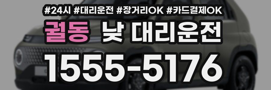 궐동 낮 대리운전