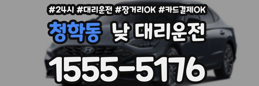 청학동 낮 대리운전