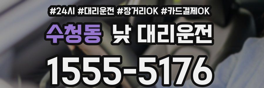 수청동 낮 대리운전
