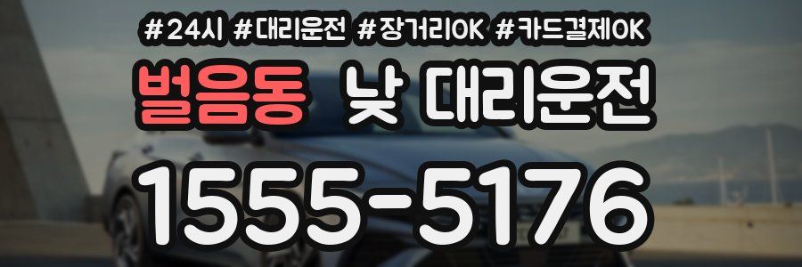 벌음동 낮 대리운전