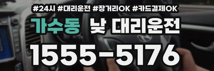 가수동 낮 대리운전